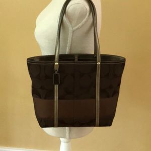 Coach Brown/Bronze Tote